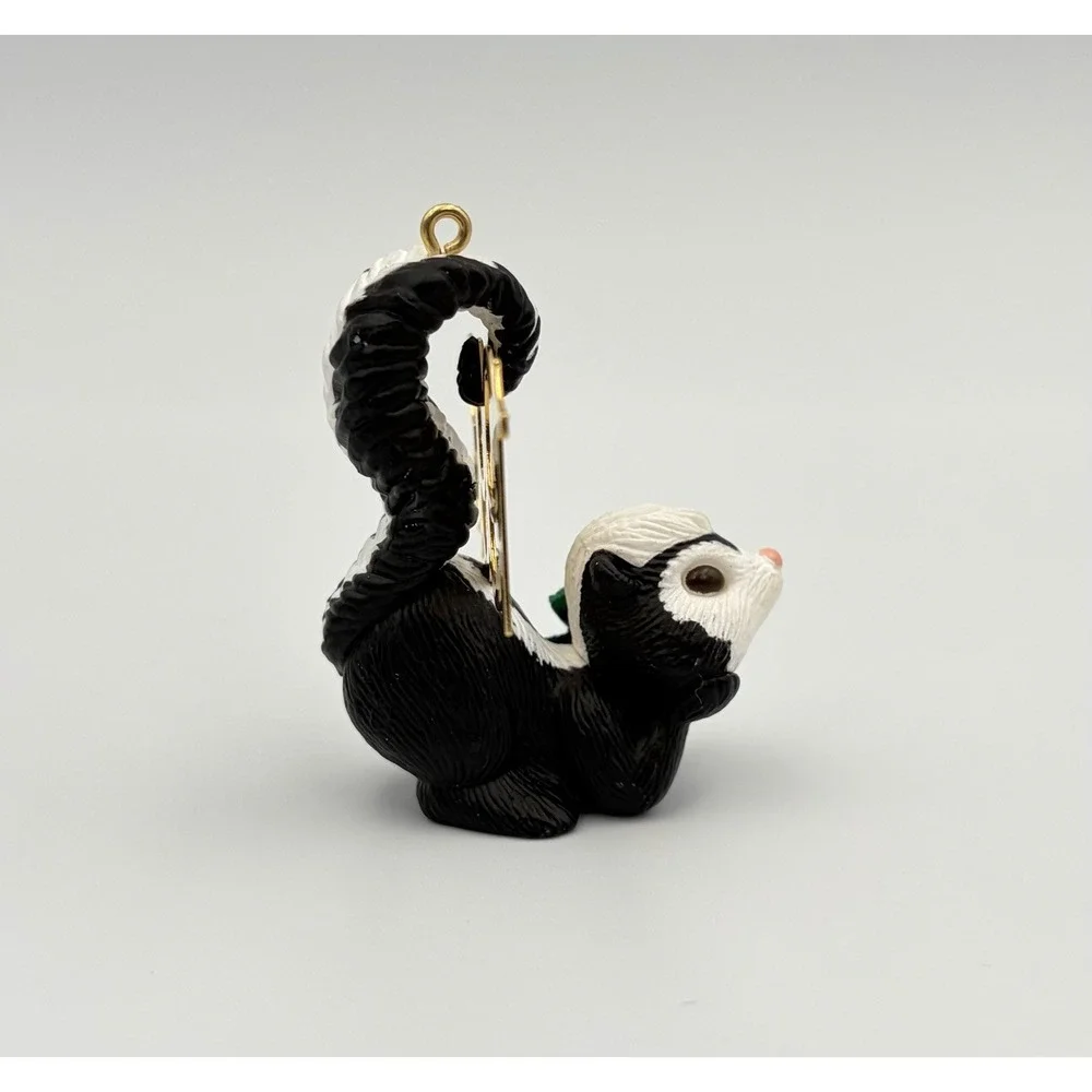 Hallmark Keepsake Ornament Fabulous Decade Skunk Brass 1993 QX587-2 Vintage